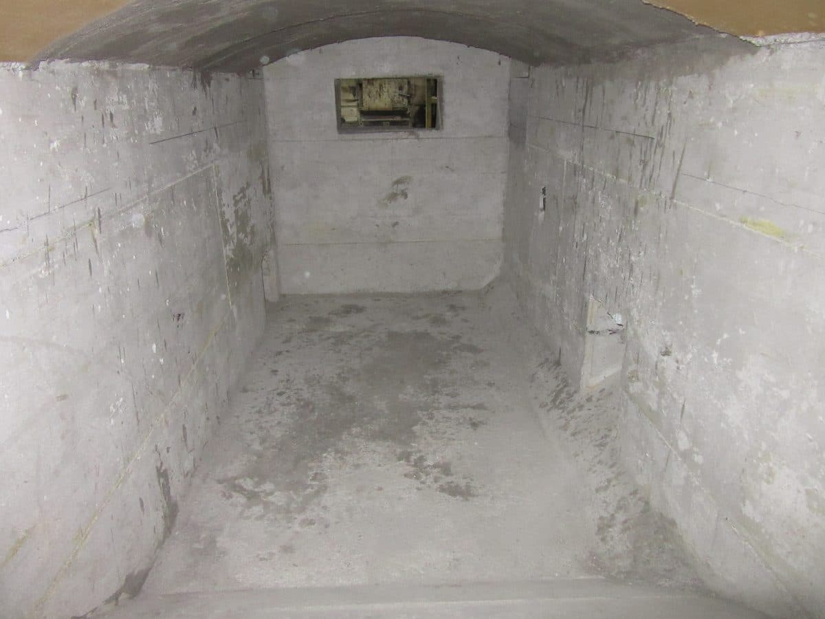Chambre de four avec voûte coulée sur coffrage bois